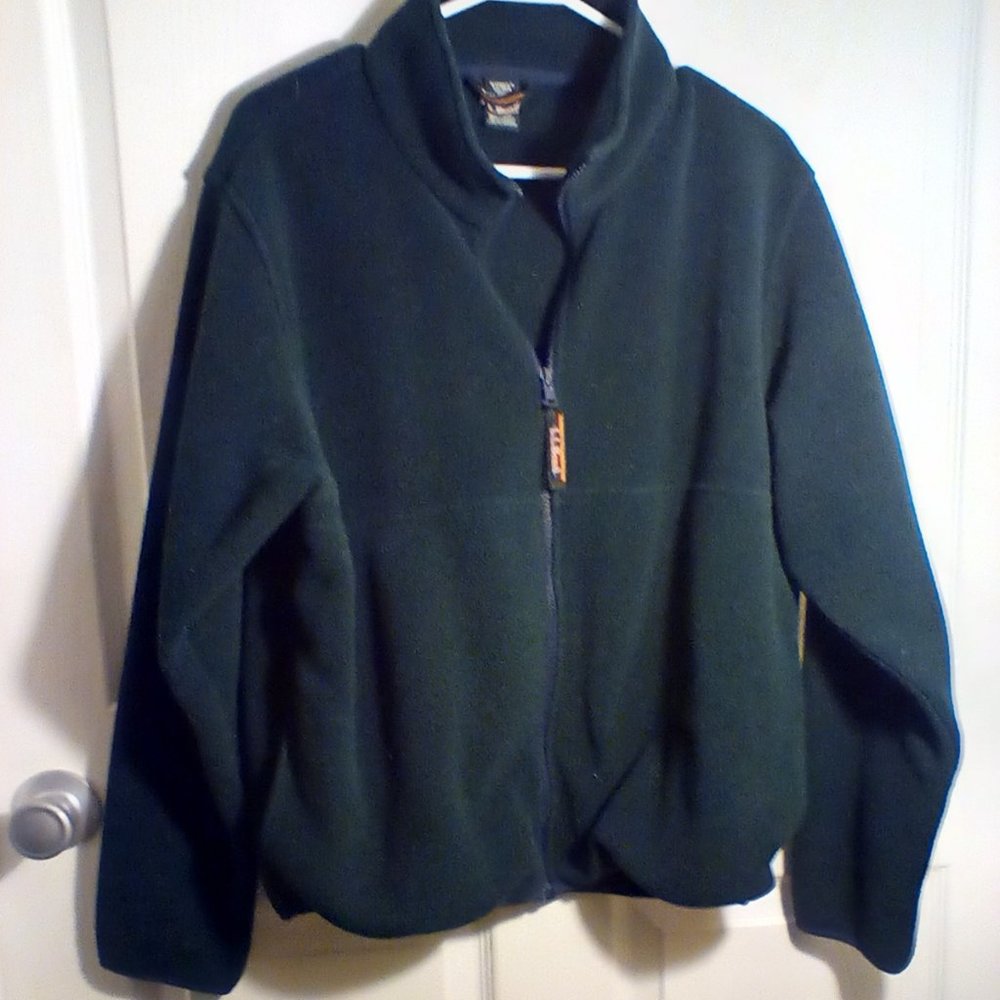 L.L.Bean polar fleece, hunter green in color , women's Lg., worn a few times